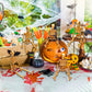DULEFUN 6pcs Small Skeleton Figurines 6 Inch Mini Plastic Skeletons for Craft Halloween Hanging D  cor Poseable Skeleton Toys Pa