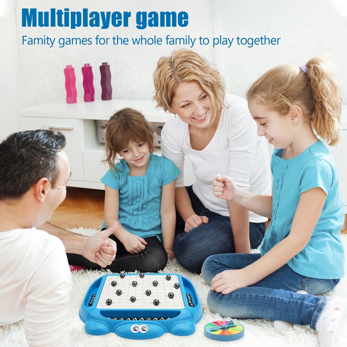 Upgraded Magnetic Chess Game Set,Magnet Board Games With 32 Magnetic Stones,Strategy Game,Family Game Party Game For Kids And Ad