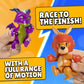 Stumble Guys Series 2 | Articulated Action Figure - 4.5 Collectible Toy | 1-Pack Window Display Box with Hidden Stickers | 4 Unique Characters to Collect (Boxing Roo)