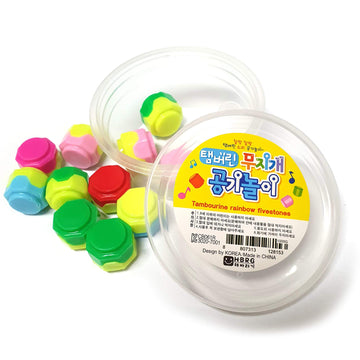 Lenith Gonggi Konggi Korean Jacks Stone Game Play Nori Gonggi Korean Traditional Game [Package And Color May Varable] (10 Pcs)
