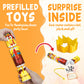 Malhaii 8 Pack Thanksgiving Cr ac k ers No Snap with Prizes for Adults Kids Fall Party Favors Decorations Thanksgiving Table Fav