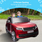 24V Officially Licensed Land Rover Ride On Car, Towallmark 2-Seater W/Parent Remote Control, 3 Speeds, Wireless Music, Spring Su