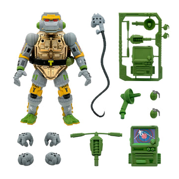 Super7 ULTIMATES! TMNT Metalhead Action Figure - 7" Multicolor Plastic Collectible, Model DE-TMNTW03-MTH-01