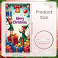 Christmas Elves Door Cover Funny Elf Christmas Hanging Banner Backdrop Photo Background Large Elf Xmas Fairy Door Decorations Gi