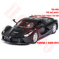 Alloy Collectible Ferrari Race LaFerrari Pull Back Vehicles Diecast Cars Model with Lights and Sound