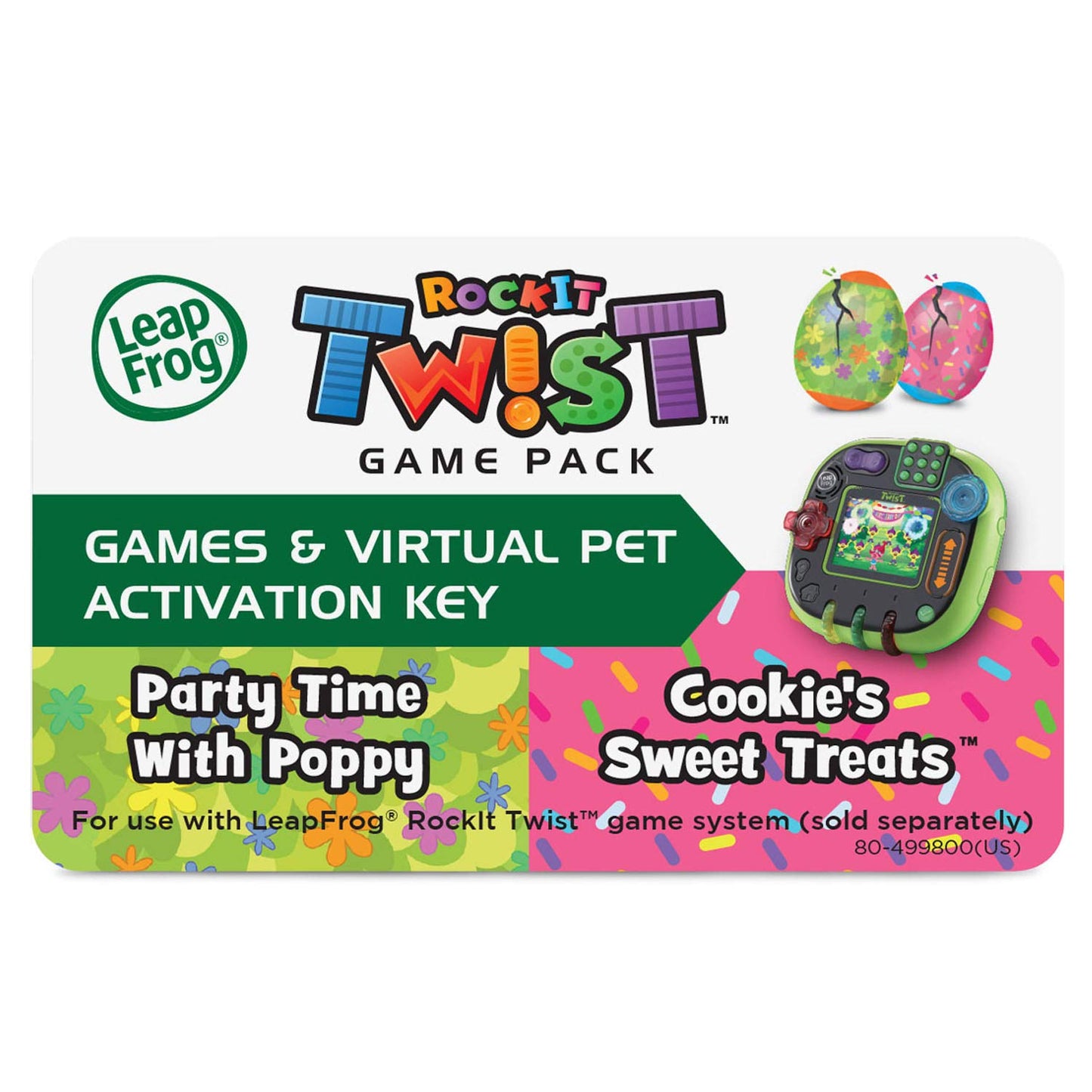LeapFrog RockIt Twist Dual Game Pack: Trolls Party Time With Poppy and Cookies Sweet Treats