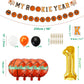 Basketball 1st Birthday Party Supplies, MY ROOKIE YEAR Birthday Banner Decorations, First Photo Banner and 35 Pcs Balloons for B