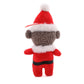 Plushland Christmas Stuffed Animal Toys Cute Soft Sockiez Sock Monkey Christmas Tree Decoration- Lovely Gift Xmas Ornament Party