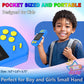 TEBIYOU Handheld Game Console for Kids, 218 Built-in Games, 3.0" HD Screen, Portable, Rechargeable, Blue