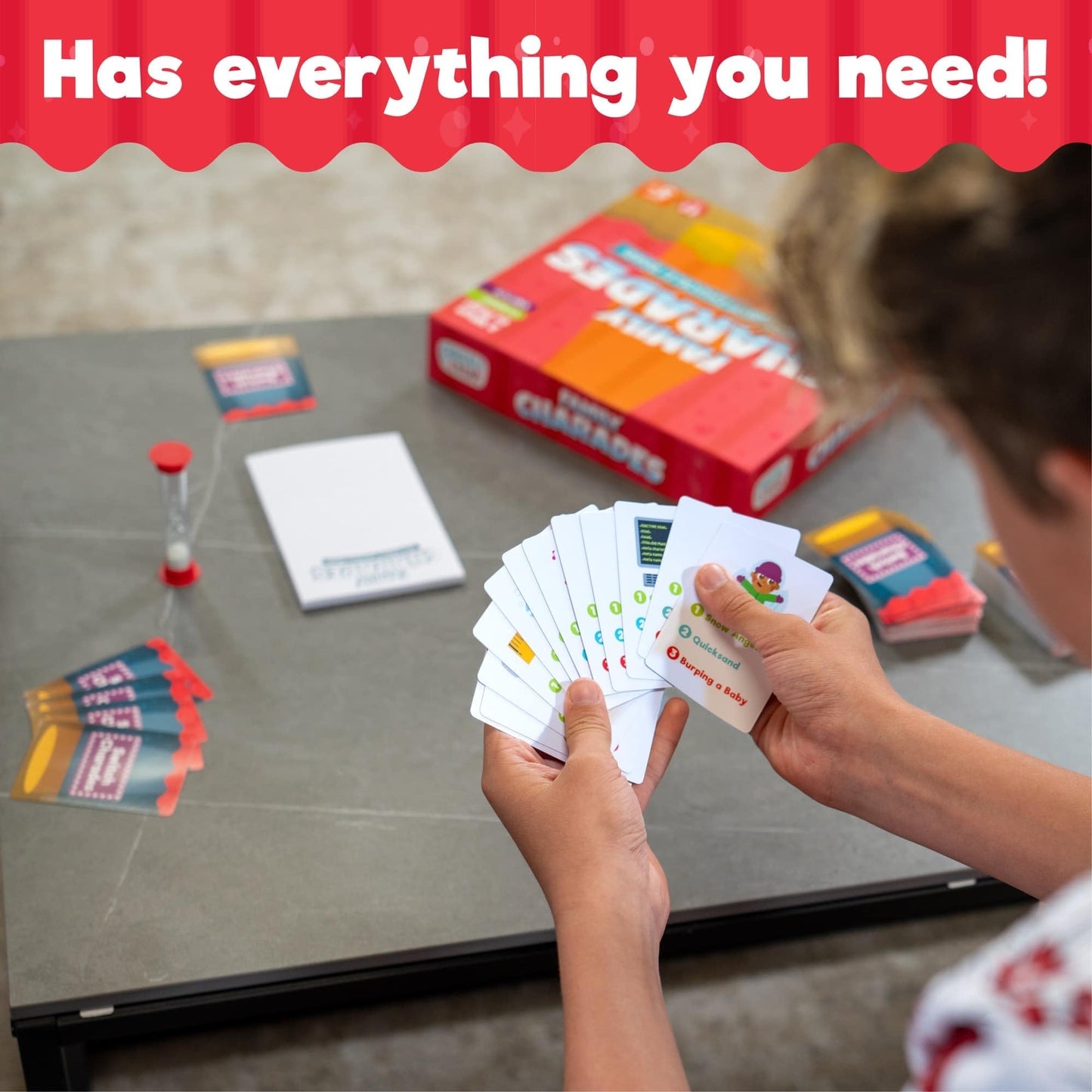 Chuckle & Roar Family Charades Game - Classic Group Acting Fun for Kids 5+ - Model 61001 - Great for Family Game Night