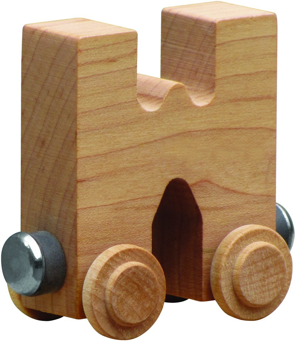 NameTrains Clear Finish Letter Car - Made in USA (W)