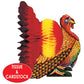 Beistle Colorful Tissue Turkey Centerpiece Pack of 2