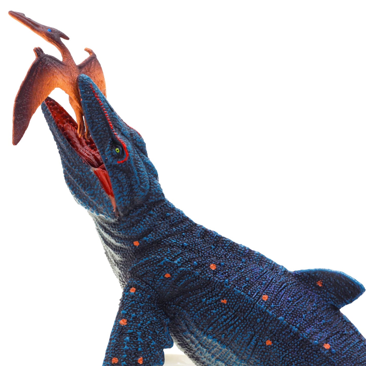 Gemini&Genius Mosasaurus Toys With Movable Jaw With Pterosaur Toy For Kids, Realistic Mosasaurus Dinosaur Toys, Dino Toys,Play &