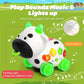 Musical Cow Toys For 1+ Year Old Boy Girl Birthday Gift, 1St For 1 Yr Toddler, Baby Crawling Toy 6-12 Months, Bilingual 12-18 Mo