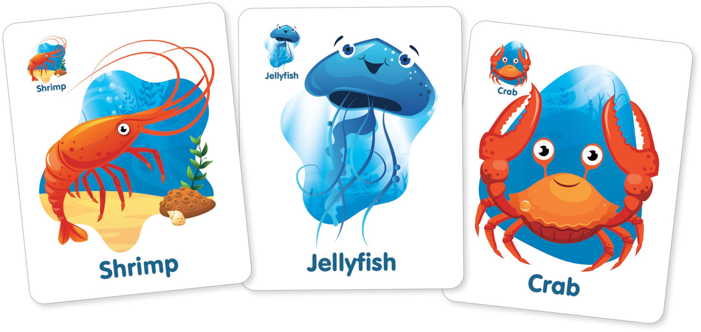 Outset Media Go Fish Card Game - Classic 36 Oversized Cards for 2-4 Players, Ages 4+, Multicolor, Model 19149