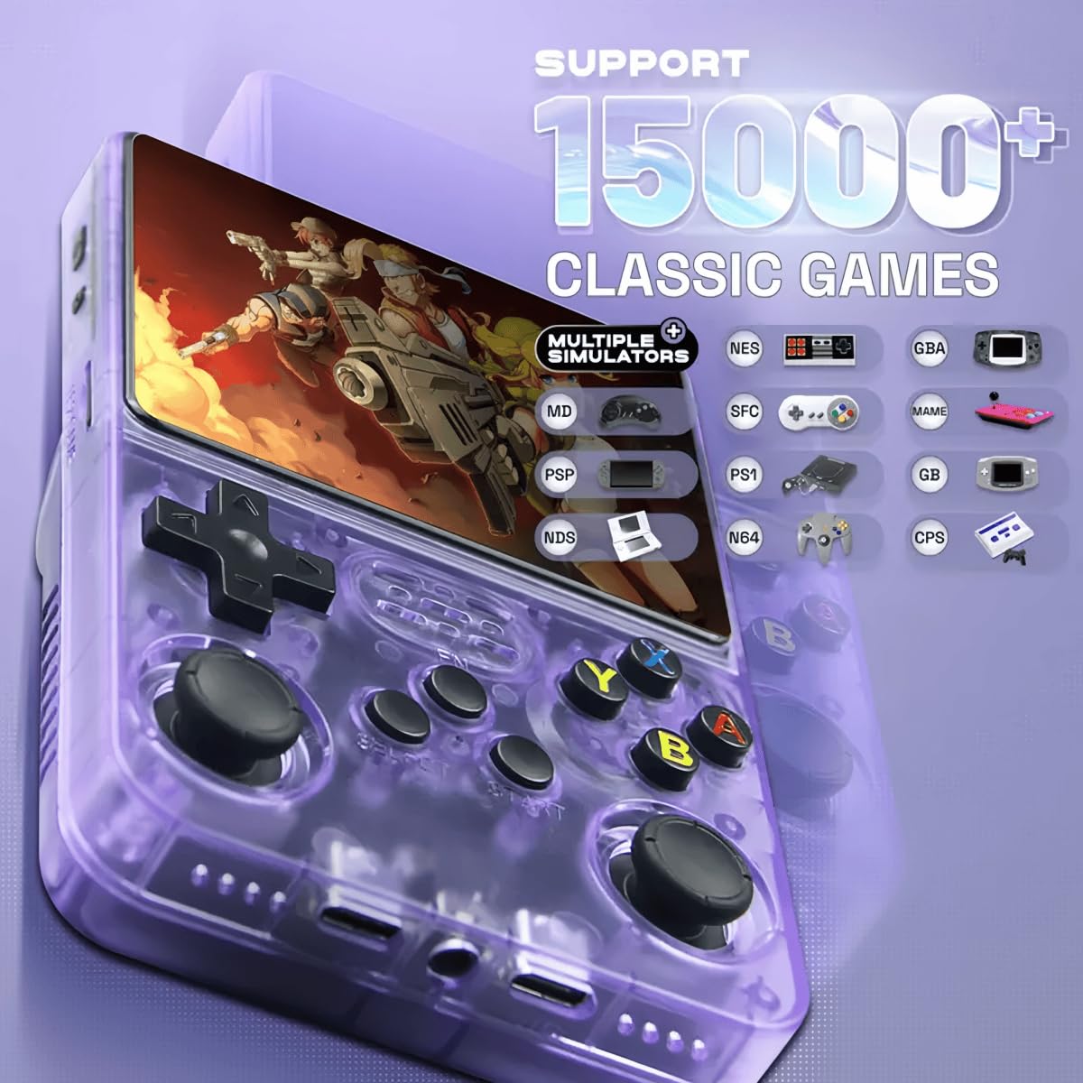 RetroBoy - Retro Boy Game Console, 2025 New Generation Professional-Grade R36s Handheld Console with 20000+ Games, 3.5-Inch Colo