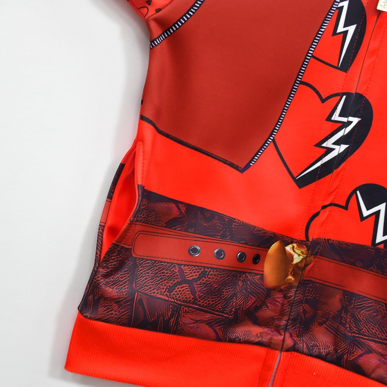 Kidhf Girls Rise Red Princess Zip Outwear Descendants 4 Hoodie Coat Cartoon Jacket (7-8 Years,Red)