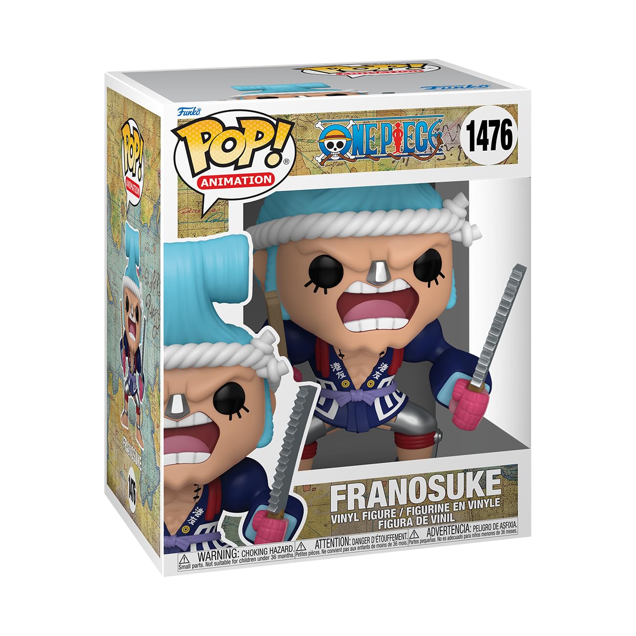 Funko POP! Vinyl Figure - One Piece Franky (Wano) - Collectible Toy for Kids & Adults - Multicolor - Model 72111