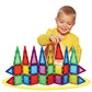 Magsnaps Magnetic Construction Set With 48 Pieces, Stem Learning Toy