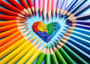 Huadada Puzzles For Adults 1000 Pieces Jigsaw, Pencils Letter On Back Fit Well Dust-Free Unique Shape Full Size Poster 27.5'X19.6'