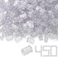 Feleph 1X2 Bricks Bulk 450 Pieces Clear Classic Basic Parts Building Creative Play Set Blocks Toy Accessories Compatible With 30