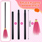 Panitay Halloween Witch Costume For Toddler Girls Includes Pink Tutu Hat Broom And Socks
