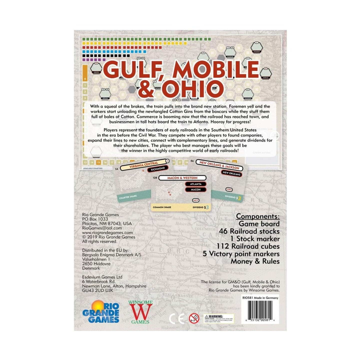 Rio Grande Games Gulf, Mobile & Ohio
