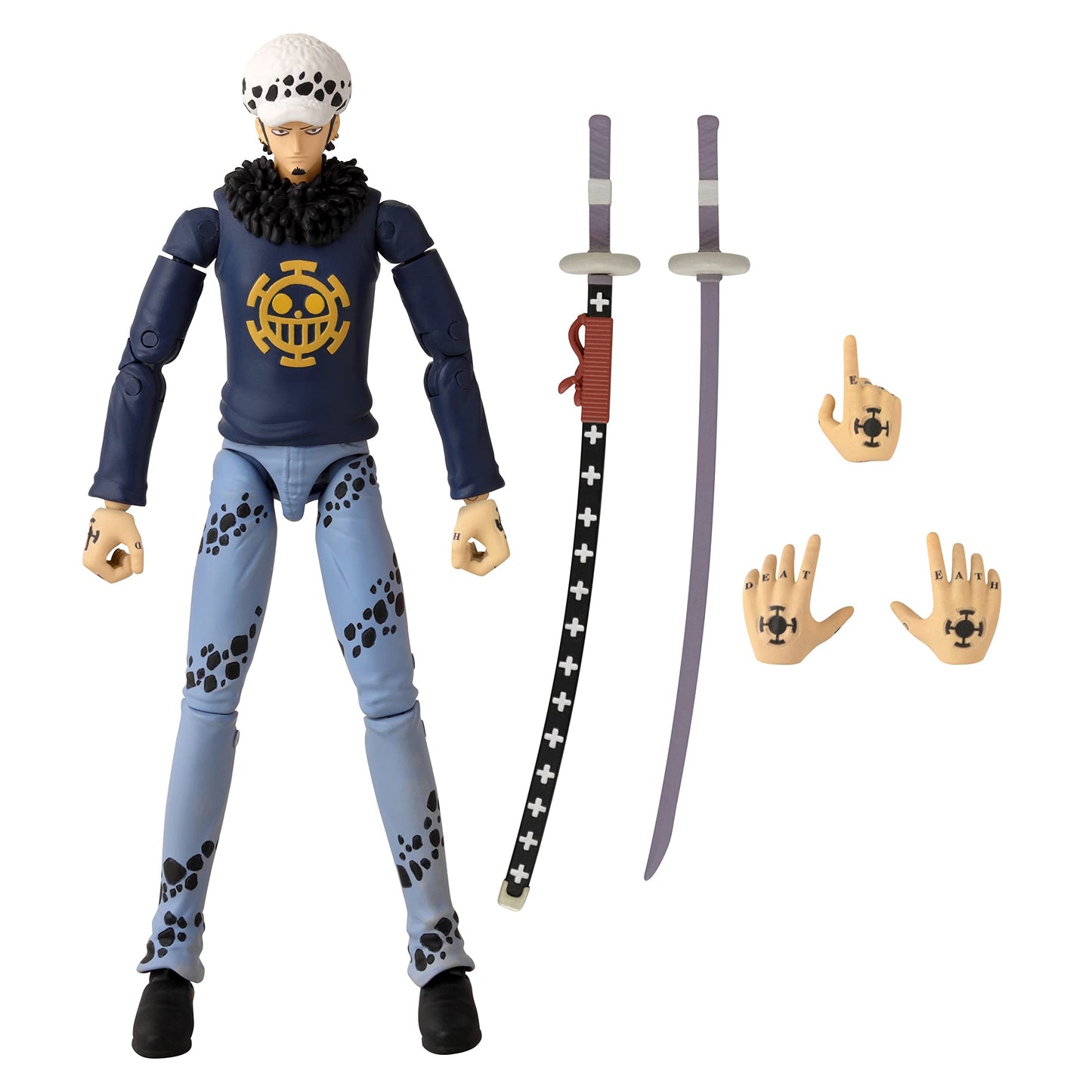 ANIME HEROES Trafalgar Law Action Figure - 6.5 Inch PVC Collectible Model 36937