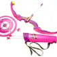 Bow And Arrow Playset With Quiver And Target (Pink)