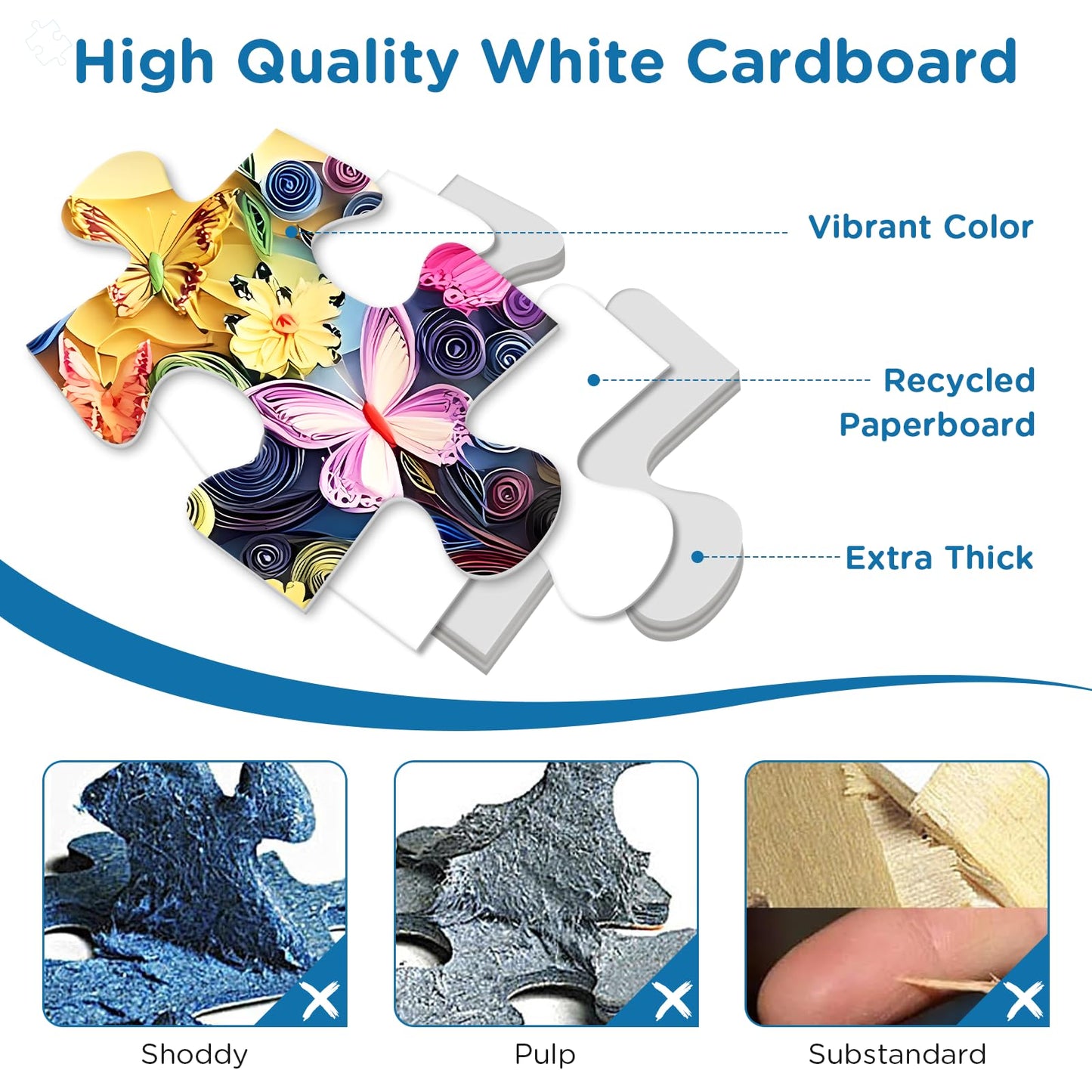 Jigsaw Puzzles 300 Pieces for mature-themeds Butterfly Puzzle 300 Piece Puzzle for mature-themeds Recycled Cardboard Puzzles for mature-themeds Kids Tree Jigsaw Puzzle Games Family Activity Great Gift 20.5x15 in