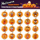 80 Packs Halloween Pumpkin Decorating Kit, Make Pumpkin Face Stickers In 20 Designs, Halloween Stickers For Kids Halloween Party