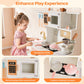 Joymor Kids Play Kitchen Sets, Toddler Kitchen W/Kitchen Sink & Ample Play Kitchen Accessories, Ideal For Creative Pretend Play