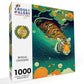 Cross & Glory - Bengal Crossing - 1000 Piece Jigsaw Puzzle For Adults | Majestic Tiger Crossing River | Stunning Wildlife Artwork For Adults | Great Gift Idea