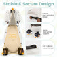 Baby Joy Wiggle Car, Swing Car With Pull Rope, Under-Seat Storage, Flashing Wheels & Music, Uses Twist, Turn, Wiggle Movement To