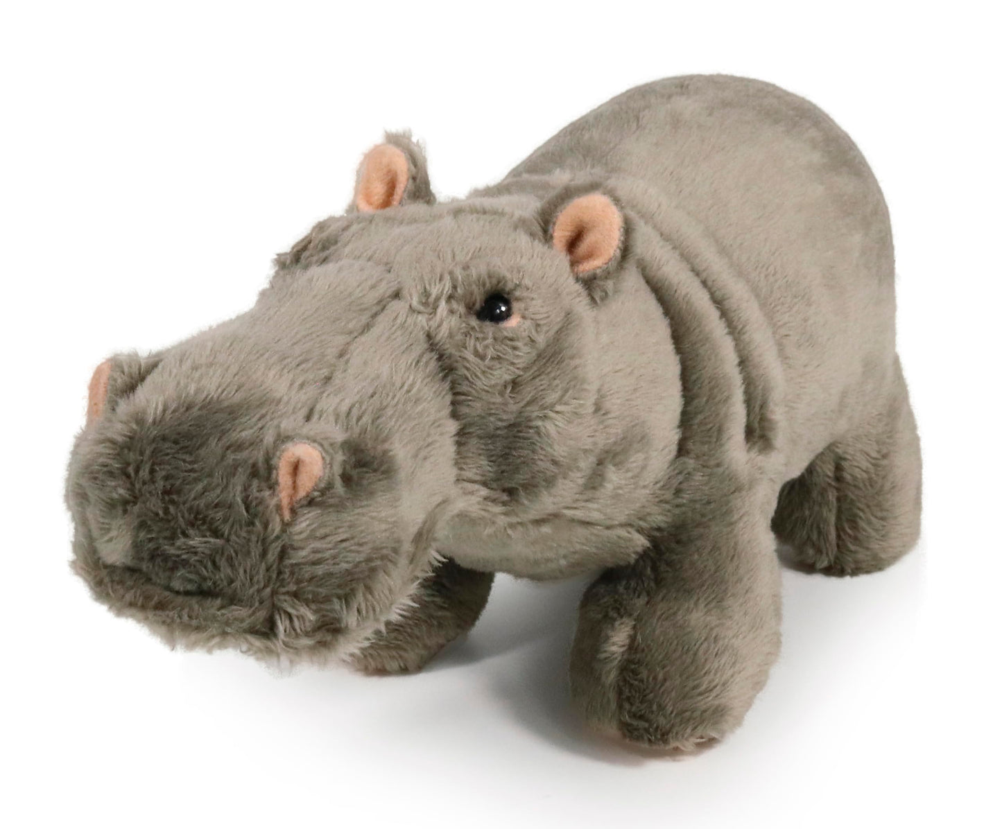 Ice King Bear Wild Animal Small Stuffed Animals Zoo Family Plush Toy (Hippo 8 Inches)