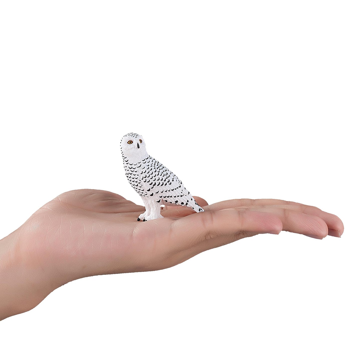 Mojo Snowy Owl Realistic International Wildlife Hand Painted Toy Figurine