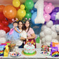 Number Balloon 40 Inch White 1 Balloon Party Decorations, 1 Balloon 1St Birthday Decorations Boy Girl Baby, 1 10 11 15 16 17 18