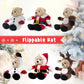 My Oli 7' Plush Christmas Stuffed Animal Teddy Bears 3 Pack Christmas Plush Toys: Santa, Reindeer And Snowman With Flippable Hats For Kids Christmas Hanging Plush Decorations