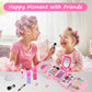Topsolid Kids Makeup Kit for Girl, Real Washable Makeup for Kid with Mirror, Kids Makeup Sets for Girls 5-8, Princess Toys Cosme
