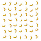 PINKAAJ Gold Glitter Banana Confetti, 100 Pieces, Fruit Theme Birthday Party Decor, Paper Material