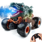 Bennol Remote Control Dinosaur Car, 2.4Ghz RC Truck for Toddlers, Electric Hobby RC Car Toys with Light & Sound Spray Birthday G