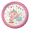 Tea Time Dinner Plate 8.75 (8) Party Supplies