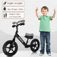 Simeiqi 12' Balance Bike For Boys Girls 2 3 4 5 Years Old No Pedal Walking Balance Training Sports Bicycle For Kids Toddlers Lightweight Adjustable Seat & Handlebar
