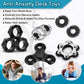Fidget Toys Adults Pack 6Pcs, Edc Fidgeting Game For Kids Teen Cool Mini Gadget Desk Toys Figette Spinner Figits Rings Classroom Adhd Stress Anxiety Relief Silent Toy Stocking Stuffers Gift For Boys