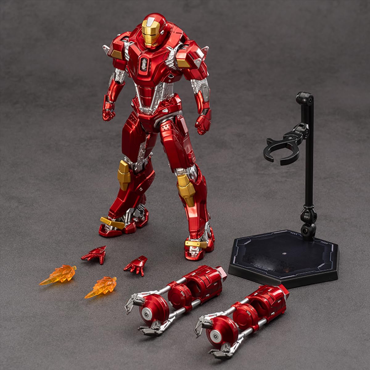 Hiplay Zd, Iron Man Mk35, Non-Luminous Version, 1/10 Scale Collectible Action Figure Full Set 1906-35