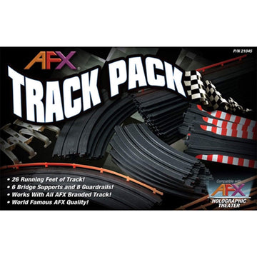 AFX HO Slot Racing Track Pack - AFX21045, Large, Plastic, Black/Gray