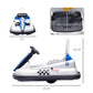Aosom Toddler Bumper Car, 360 Rotation 6V Kids Electric Ride On Bumper Car With Eva Bumper Edges, Twins Motor, Songs, Horn, Led