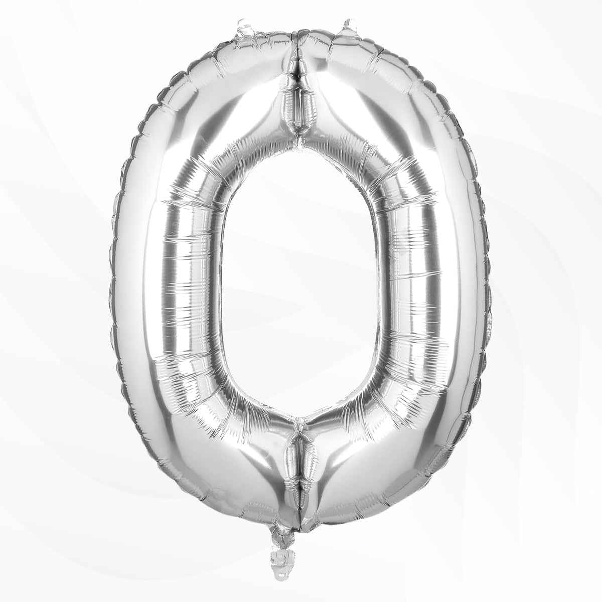 Flyloons Silver O Letter Foil Balloon Alphabets Balloons Perfect for Birthday Decoration Items, Anniversary, Bachelorette, Weddi