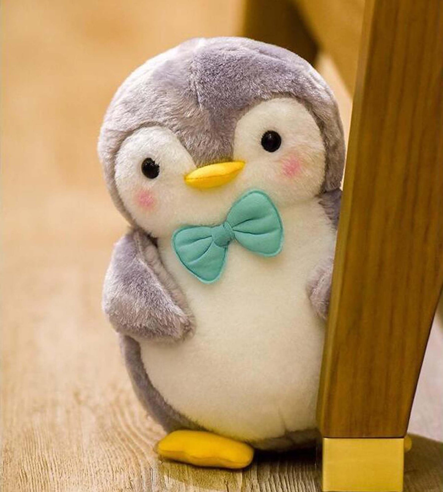 Ruzucoda Stuffed Penguin Plush Ocean Animals Toys Dolls Decorations Gifts For Kids Boys Girls 10 Inches (Blue)