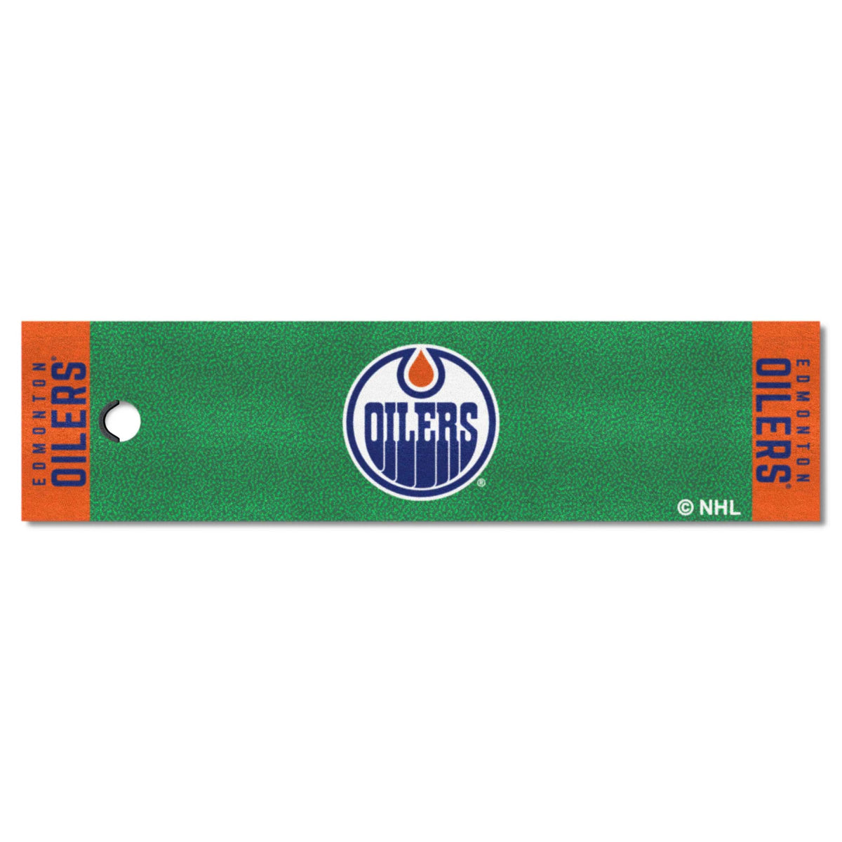 FANMATS 10390 Edmonton Oilers Putting Green Mat - 1.5ft. x 6ft.